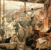 William Bell Scott Iron and Coal oil on canvas